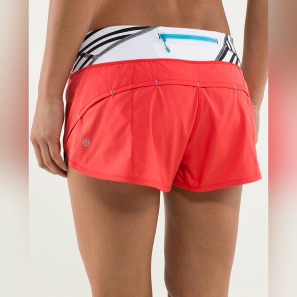 Lululemon Athletic Athleisure Utility W7831S Run Speed Shorts 4 - Picture 2 of 8